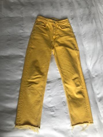 Gele jeansbroek van EDC, dames, maat 25 (XXS-XS), Overige kleuren, Ophalen of Verzenden, Zo goed als nieuw, W27 (confectie 34) of kleiner