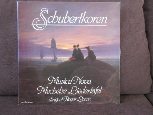 LP Schubertkoren - Musica nova - Mechelse Liedertafel, CD & DVD, Vinyles | Classique, Enlèvement ou Envoi