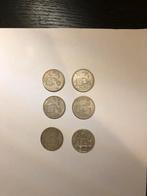 6 x mooie zilveren 50 FR, Postzegels en Munten, Munten | België, Ophalen of Verzenden, Zilver, Losse munt