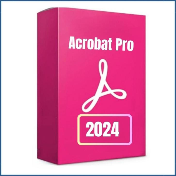Acrobat Pro 2024, Computers en Software, Ontwerp- en Bewerkingssoftware, Nieuw, MacOS, Windows, Ophalen