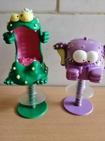 2 Figurines à ressort Kid Paddle/Game over - Dupuis 2000