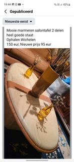 Table basse en marbre 2 parties, Enlèvement, Comme neuf