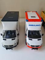 Bruder  ambulance met licht en geluid en paardenwagen, Comme neuf, Enlèvement ou Envoi