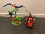 Playmobil dinosaurus met helikopter, Kinderen en Baby's, Speelgoed | Playmobil, Ophalen, Zo goed als nieuw