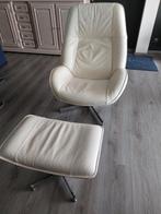 Relax zetel met voetenbankje, Huis en Inrichting, Fauteuils, Ophalen, Zo goed als nieuw