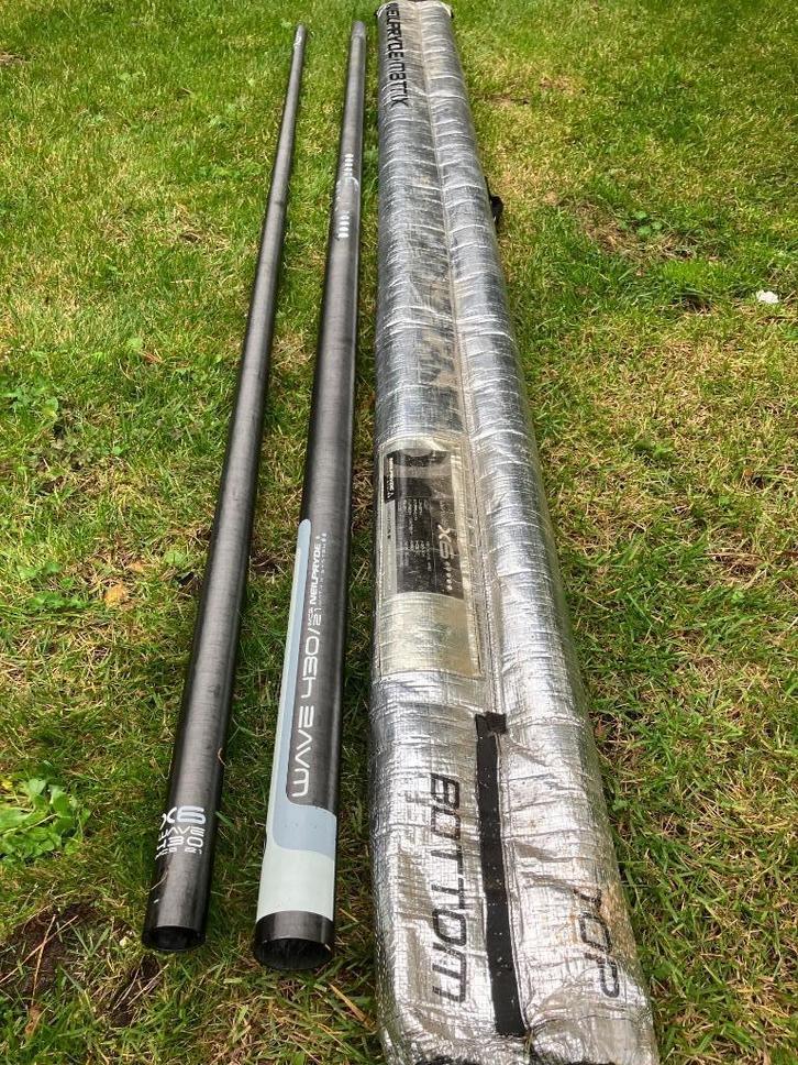 NP Mast 370 - 400 - 430 X6 SPDM + GRATIS materiaal, Watersport en Boten, Windsurfen, Zo goed als nieuw, Mast, Ophalen