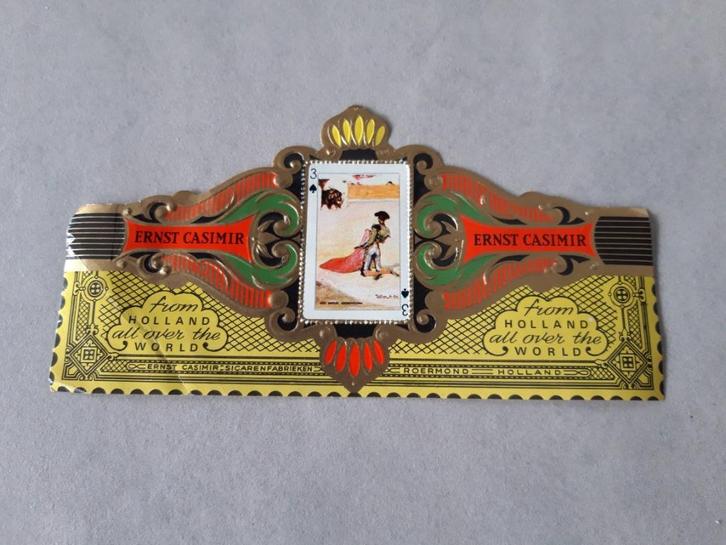 sigarenband Ernst Casimir serie 310/53 Toreadors, Verzamelen, Rookartikelen, Aanstekers en Luciferdoosjes, Sigarenbandjes, Ophalen of Verzenden