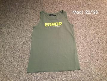 Jongens t-shirts en open bloesjes maat 122/128 beschikbaar voor biedingen