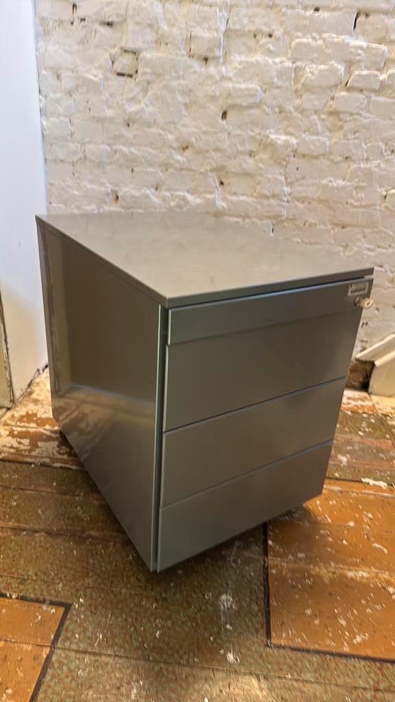 Metalen bureaukast ladekast, Huis en Inrichting, Kasten | Ladekasten, Gebruikt, Minder dan 100 cm, Minder dan 50 cm, 50 tot 75 cm