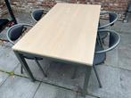 Eettafel + 4 stoelen, Huis en Inrichting, Tafels | Eettafels, Ophalen, Zo goed als nieuw