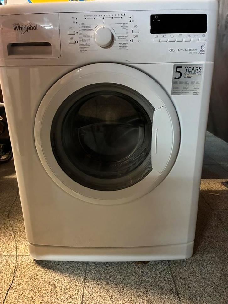 Wasmachine Whirlpool, Electroménager, Lave-linge, Utilisé, Chargeur frontal, 4 à 6 kg, Enlèvement