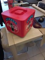 Ijsbox Coca Cola + metalen koker, Gebruikt, Ophalen of Verzenden