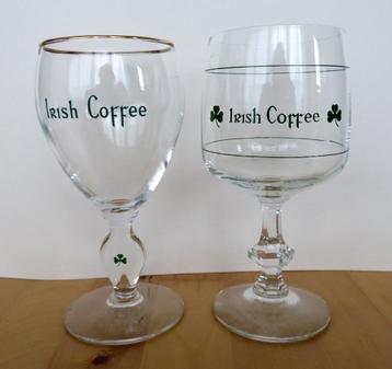 2 mooie Irish Coffee glazen beschikbaar voor biedingen