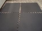 Tapis de protection de sol, puzzle 4 x (60 x 60 cm), Verzenden, Gebruikt