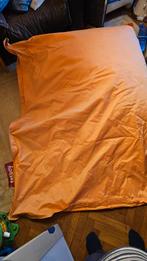 Grote Zitzak merk fatboy 1.3m x 1.6 m oranje, Huis en Inrichting, Zitzakken, Ophalen, Zo goed als nieuw, Zitzak