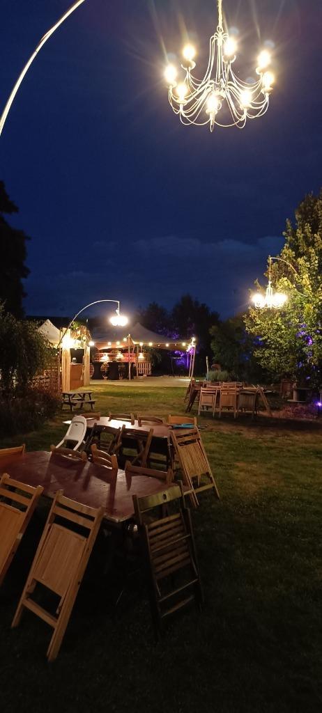 retro verlichting voor inrichting tuinfeest/trouwfeest/bar, Tuin en Terras, Tuinwanddecoratie, Gebruikt, Ophalen