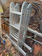 Vouwladder aluminium, Ophalen, Zo goed als nieuw