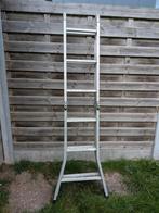 Aluminium uitschuifbare ladder, Ophalen, Zo goed als nieuw, Ladder