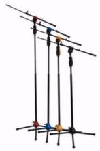 Zware professionele microfoon statief Geel, Enlèvement ou Envoi, Neuf, Micro