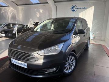 Ford Grand C-Max Titanium 1.5Tdci 120Ch Cuir Distrib OK GAR, Autos, Cuir, Argent ou Gris, Achat, Entreprise