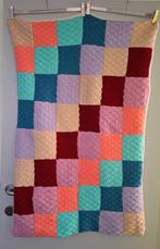 Handgemaakt gebreide baby dekentje met zachte fleece voering, Ophalen of Verzenden, Nieuw, 100 cm of meer, Deken
