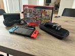 Nintendo Switch V1 + Case + 3 Games – Zo Goed Als Nieuw!, Games en Spelcomputers, 1 speler, Ophalen of Verzenden, Zo goed als nieuw