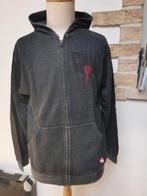 Magnifique sweat à capuche pour homme avec capuche et fermet, Enlèvement ou Envoi, Taille 48/50 (M), Gris
