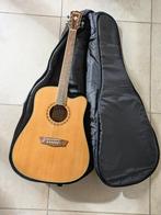 Elektro-akoestische gitaar + tas, Muziek en Instrumenten, Ophalen, Gebruikt, Overige merken