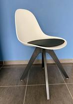 Set van 6 moderne eetkamerstoelen, Gebruikt, Wit, Modern, Vijf, Zes of meer stoelen