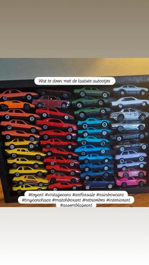 vintage autootjes uit Frankrijk, Antiek en Kunst, Kunst | Overige Kunst, Ophalen of Verzenden