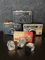 2 Agfa Agfamatic + 1 Kodak Instamatic analoge camera's, Audio, Tv en Foto, Ophalen of Verzenden, Gebruikt, Compact, Kodak