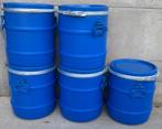 Fûts 30 litres rénovés large ouverture, Moins de 75 litres, Enlèvement ou Envoi, Comme neuf, Synthétique