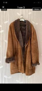 Daim herenmantel, Vêtements | Femmes, Vestes | Hiver, Enlèvement, Porté, Taille 46/48 (XL) ou plus grande, Brun