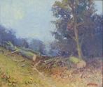 Albert Demoen (1916-1992): Gevelde bomen (51 x 46 cm), Antiek en Kunst, Ophalen of Verzenden