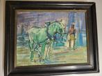 schilderij Joz Mous, Antiek en Kunst, Ophalen
