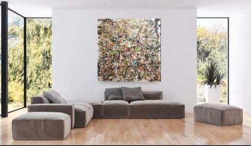 Happiness is near us, Antiek en Kunst, Kunst | Schilderijen | Abstract, Ophalen