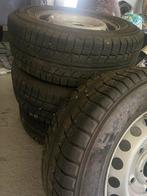 Lot de 4 jantes et pneus hiver neufs ford transit custom, Enlèvement, Pneus hiver, Pneu(s)