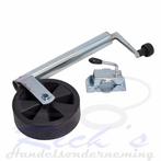 Neuswiel 48 mm kunststof velg breed wiel inclusief klem, Ophalen of Verzenden, Nieuw