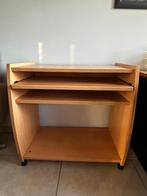 computertafel op wieltjes, Huis en Inrichting, Bureaus, Ophalen, Met wielen, Gebruikt, Bureau