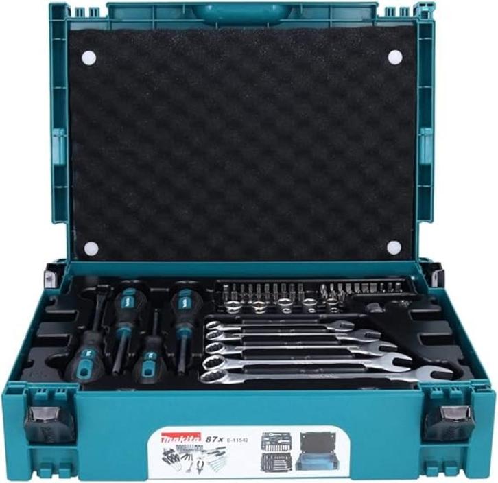 Makita 87delige handgereedschapsset SNELLE GRATIS LEVERING, Auto diversen, Autogereedschap, Nieuw, Verzenden