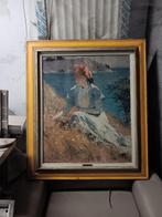 Schilderij frank weston Benson olieverf op doek, Antiek en Kunst, Kunst | Schilderijen | Klassiek, Ophalen