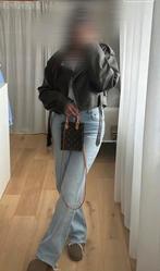 Leer korte jas, Kleding | Dames, Verzenden, Zo goed als nieuw