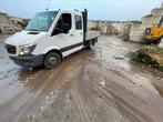 Mercedes Sprinter 516, dubbele cabine, open laadbak, 5 ton, Auto's, Bestelwagens en Lichte vracht, Achterwielaandrijving, Zwart