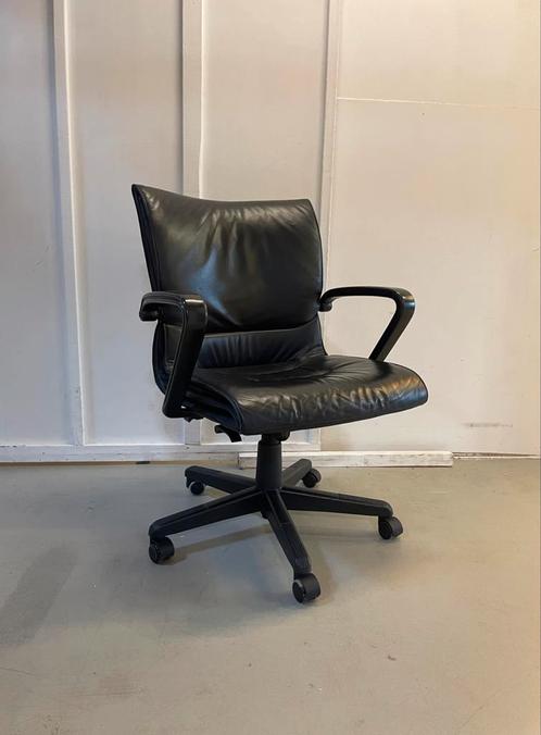Bureaustoel „Qualis” van Emilio Ambasz voor Tecno, 1991, Huis en Inrichting, Bureaustoelen, Gebruikt, Bureaustoel, Zwart, Ergonomisch