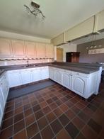 GERESERVEERD! gratis keukenkasten + toestellen, Huis en Inrichting, Keuken | Complete keukens, Ophalen, Gebruikt, U-keuken, Crème
