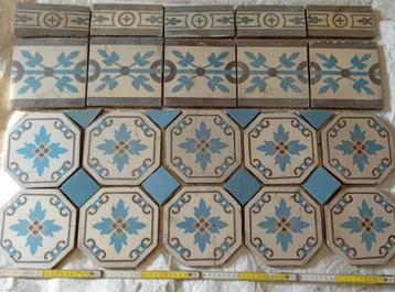 carreaux de ciment de réemploi, Beige, 10 à 25 m², Enlèvement, Utilisé
