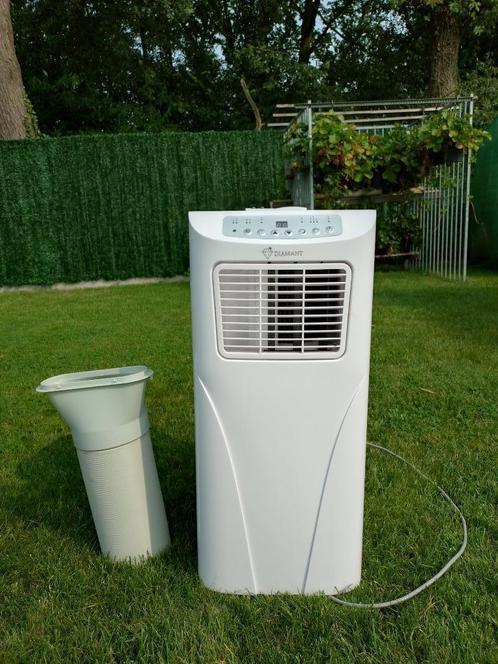 Mobiele airco Diamant AC40 weinig gebruikt, Elektronische apparatuur, Airco's, Zo goed als nieuw, Mobiele airco, 2 snelheden, Koelen en Ontvochtigen