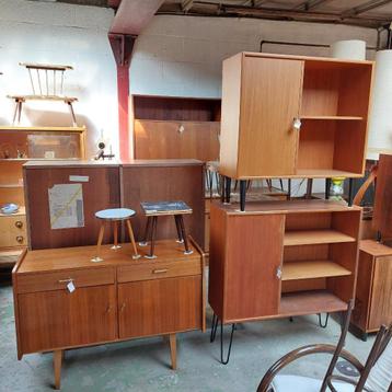 vintage- en design meubels, verlichting, accessoires beschikbaar voor biedingen