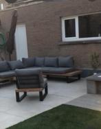 Lounge met eettafel en 6 stoelen, Tuin en Terras, Ophalen, Zo goed als nieuw, Eettafel