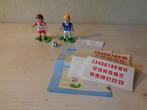 Playmobil voetballers met bal - 4702, Kinderen en Baby's, Speelgoed | Playmobil, Ophalen of Verzenden, Gebruikt, Complete set